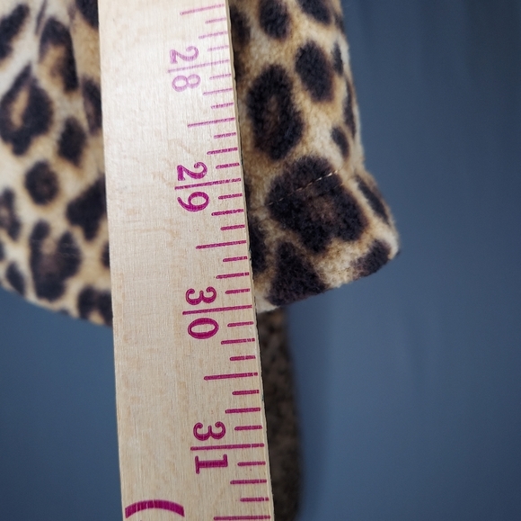 Polo Black Label Pajama Set XS Fleece Embroidered Logo Button Collar Animal Prin - Picture 8 of 12